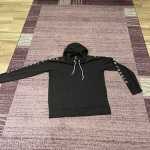Large black american eagle hoodie